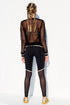 Luli Fama Warrior Spirit Gold Trimmed Legging
